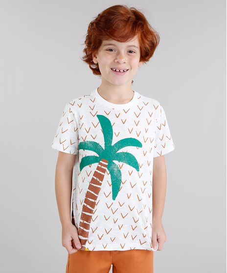 Camiseta-Infantil-Bento-Estampada-com-Coqueiro-Manga-Curta-Gola-Careca-Off-White-9242738-Off_White_1