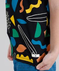 Camiseta-Infantil-Bento-Estampada-Prancha-de-Surf-Manga-Curta-Gola-Careca-Preta-9242678-Preto_5