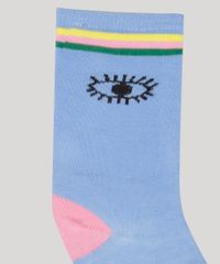 Meia-Infantil-Fabula-Cano-Alto-Estampada-de-Olhos-e-Listras-Azul-9268049-Azul_3