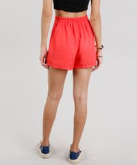 Short-Feminino-Clochard-com-Faixa-de-Amarrar-Coral-9297375-Coral_2 Short-Feminino-Clochard-com-Faixa-de-Amarrar-Coral-9297375-Coral_2