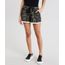 Short-Feminino-Estampado-Camuflado-em-Moletom-com-Lace-Up-Verde-Militar-9248496-Verde_Militar_1