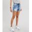 Short-Jeans-Feminino-Vintage-com-Faixa-Lateral-e-Cadarco-Azul-Medio-9271809-Azul_Medio_1
