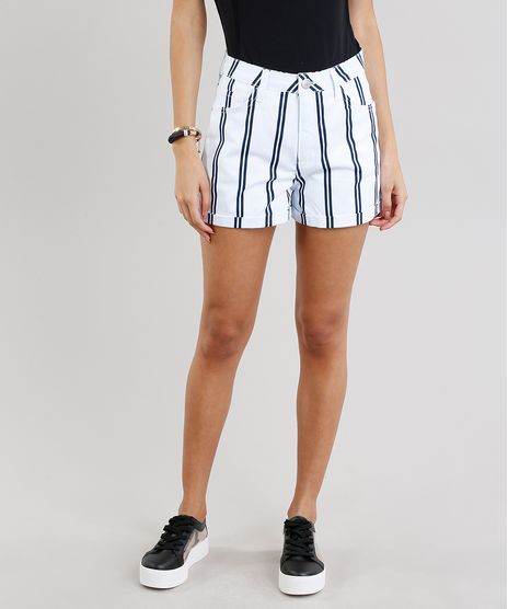 Short-de-Sarja-Feminino-Vintage-Listrado-Branco-9271829-Branco_1