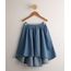 Saia Godê Infantil Jeans Mullet