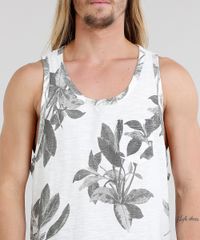 Regata-Masculina-Flame-Estampada-de-Folhagem-com-Bolso-Off-White-9229799-Off_White_4