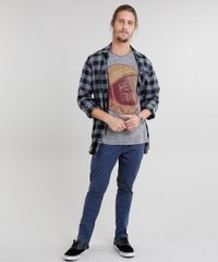 Camiseta-Masculina--Hello-Stranger--Manga-Curta-Gola-Careca-Cinza-Mescla-9203908-Cinza_Mescla_3
