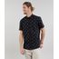 Camisa-Masculina-Estampada-de-Flamingos-com-Bolso-Manga-Curta-Preta-9124765-Preto_1