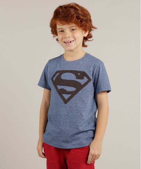 Camiseta-Infantil-Super-Homem-Manga-Curta-Gola-Careca-Azul-9233614-Azul_1