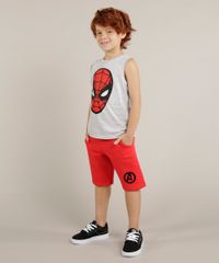 Bermuda-Infantil-Os-Vingadores-em-Moletom-Vermelha-9241543-Vermelho_3