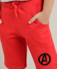 Bermuda-Infantil-Os-Vingadores-em-Moletom-Vermelha-9241543-Vermelho_4