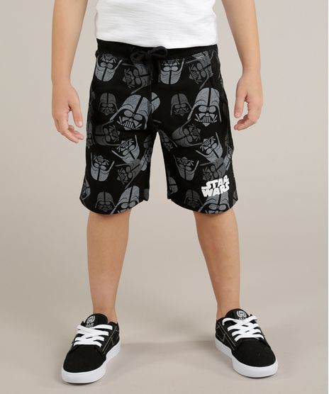 Bermuda-Infantil-Estampada-Darth-Vader-Star-Wars-em-Moletom-Preta-9241542-Preto_1