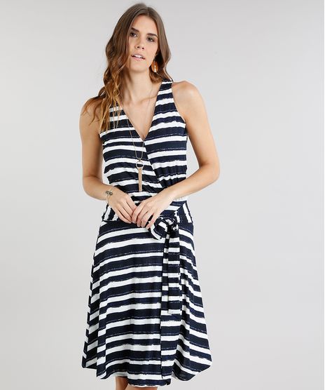 Vestido-Feminino-Curto-Listrado-com-No-Decote-V-Off-White-9236025-Off_White_1
