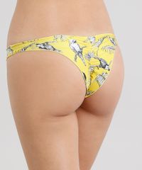 Biquini-Calcinha-Tanga-Levanta-Bumbum-Estampado-de-Passaros--Amarelo-8806438-Amarelo_2