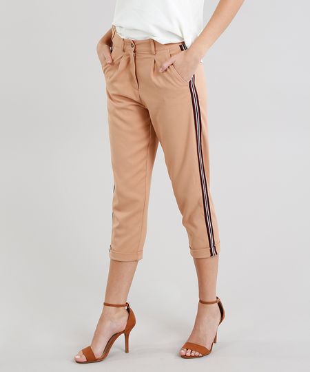 Calca-Feminina-Jogger-com-Faixa-Lateral-Caramelo-9190192-Caramelo_1