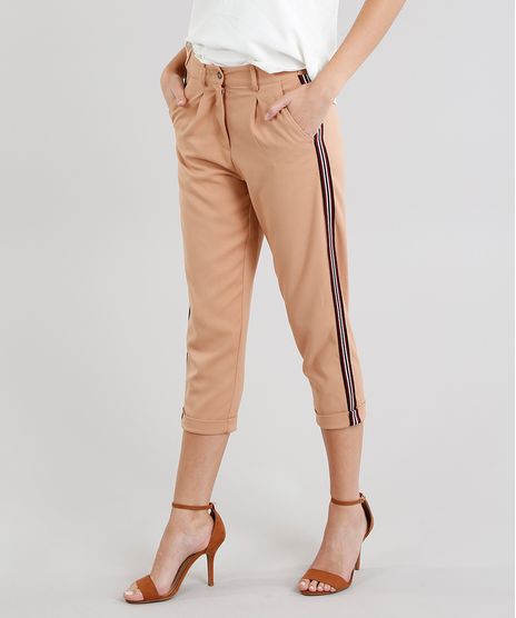 Calca-Feminina-Jogger-com-Faixa-Lateral-Caramelo-9190192-Caramelo_1