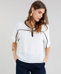 Blusa-Feminina-com-Vivo-Contrastante-Manga-Curta-Off-White-9295578-Off_White_1