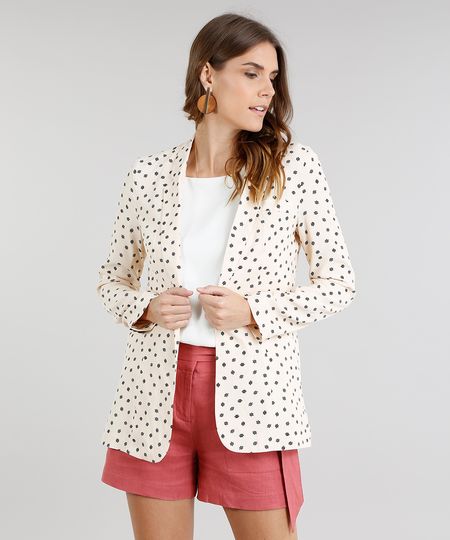 Blazer-Feminino-Estampado-Mini-Print-Geometrico-Bege-9185971-Bege_1