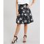 Saia-Feminina-Evase-Estampada-Floral-Preta-9189861-Preto_1
