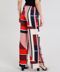 Calca-Feminina-Pantalona-Clochard-Estampada-Geometrica-com-Fendas-Vinho-9190194-Vinho_2