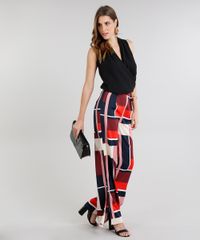 Calca-Feminina-Pantalona-Clochard-Estampada-Geometrica-com-Fendas-Vinho-9190194-Vinho_3