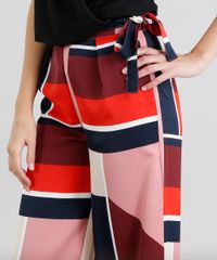 Calca-Feminina-Pantalona-Clochard-Estampada-Geometrica-com-Fendas-Vinho-9190194-Vinho_4