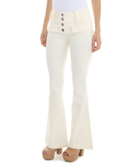 Calca-Flare-Texturizada-Bege-Claro-8007850-Bege_Claro_1