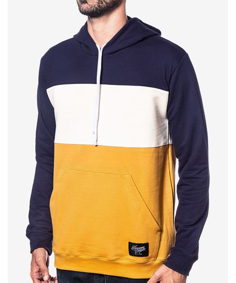 christy colorblock moletom com capuz