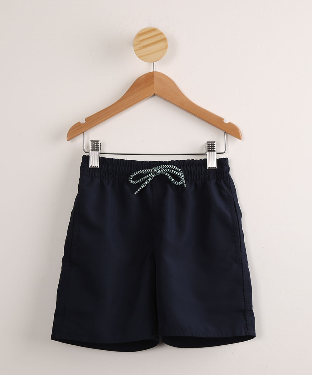 Bermuda Surf Infantil Básica Azul Marinho
