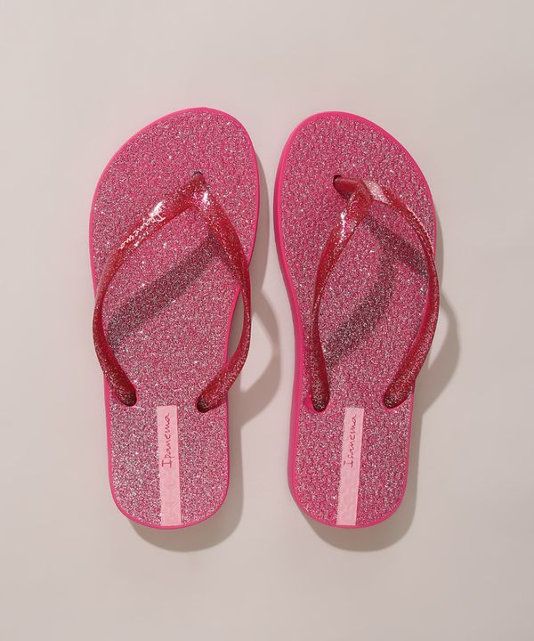 Chinelo Infantil Glitter Ipanema Rosa 27-28