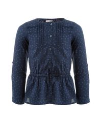 Camisa-Estampada-de-Estrelas-Menina-Azul-Escuro-7828911-Azul_Escuro_1