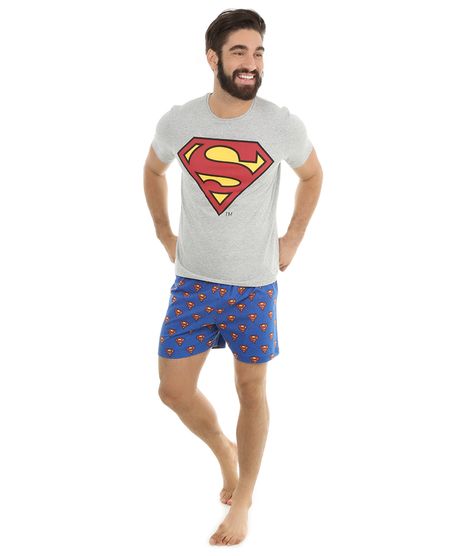 Pijama-Super-Homem-Cinza-Mescla-8116613-Cinza_Mescla_1