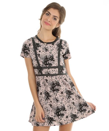 Vestido-Floral-com-Recortes-Capricho-Rosa-7821090-Rosa_1