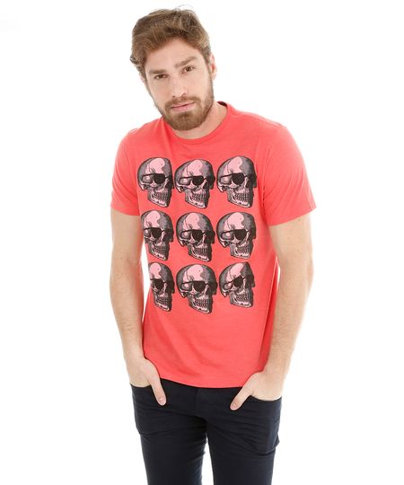 Camiseta-com-Estampa-de-Caveiras-Vermelha-8079875-Vermelho_1