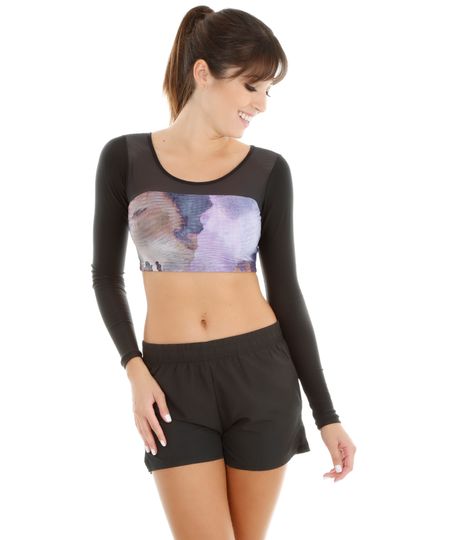 Blusa-Cropped-com-Estampa-Abstrata-Preta-8012796-Preto_1