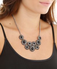 Colar-com-Pingente-de-Pedras-Prateado-8080957-Prateado_2