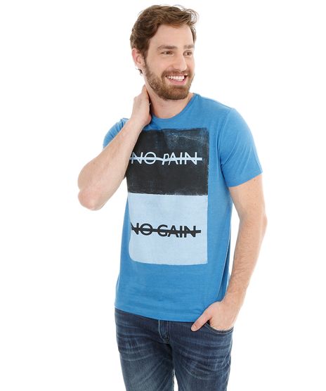 Camiseta-com-Estampa-No-Pain-No-Gain-Azul-Claro-8064429-Azul_Claro_1
