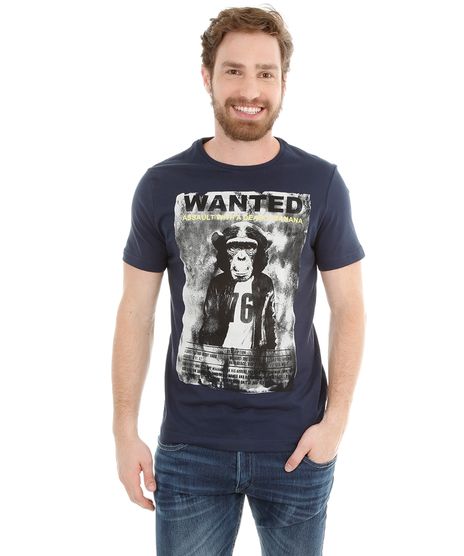 Camiseta-com-Estampa-Wanted-Azul-Marinho-8126593-Azul_Marinho_1