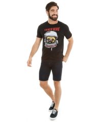 Camiseta-com-Estampa-Bulldog-Motoqueiro-Preta-8064507-Preto_3