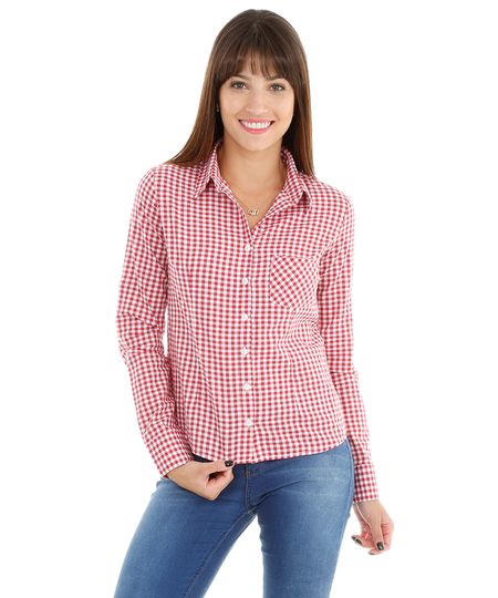 Camisa-Xadrez-Vichy-Vermelha-8129080-Vermelho_1 Camisa-Xadrez-Vichy-Vermelha-8129080-Vermelho_1