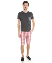 Bermuda-Xadrez-com-Cinto-Rosa-7809278-Rosa_3