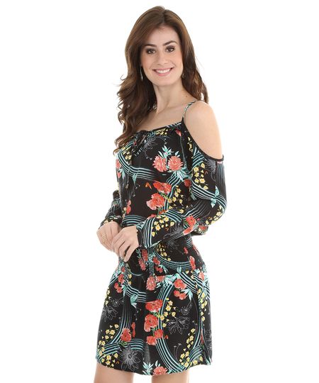 Vestido-Open-Shoulder-Floral-Preto-8007437-Preto_1