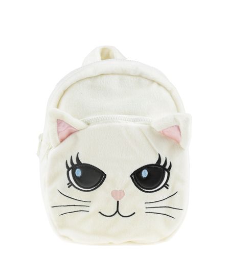 Mochila-com-Gata-Menina-Bege-7942274-Bege_1