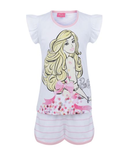 Pijama-Barbie-Menina-Branco-8033902-Branco_1 Pijama-Barbie-Menina-Branco-8033902-Branco_1