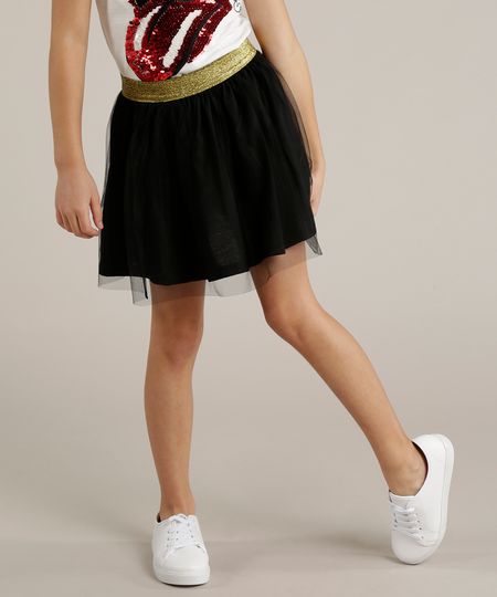 Saia-Infantil-de-Tule-com-Lurex-Preta-9247489-Preto_1 Saia-Infantil-de-Tule-com-Lurex-Preta-9247489-Preto_1