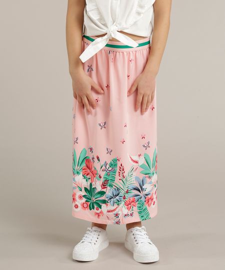 Saia-Midi-Infantil-Estampada-de-Borboletas-Rosa-9115648-Rosa_1 Saia-Midi-Infantil-Estampada-de-Borboletas-Rosa-9115648-Rosa_1