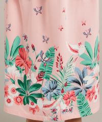 Saia-Midi-Infantil-Estampada-de-Borboletas-Rosa-9115648-Rosa_4