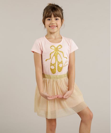 Vestido-Infantil-Bailarina-com-Tule-Metalizado--Rosa-9258958-Rosa_1