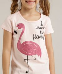 Blusa-Infantil-Flamingo-com-Glitter---Tiara-Manga-Curta-Decote-Redondo-Rosa-Claro-9258957-Rosa_Claro_4