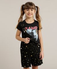 Blusa-Infantil--I-m-a-Rock-Star--com-Paete-Manga-Curta-Decote-Redondo-Preta-9245410-Preto_1