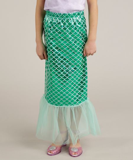 Saia-Midi-Infantil-Sereia-Metalizado-com-Tule-Verde-9247503-Verde_1 Saia-Midi-Infantil-Sereia-Metalizado-com-Tule-Verde-9247503-Verde_1